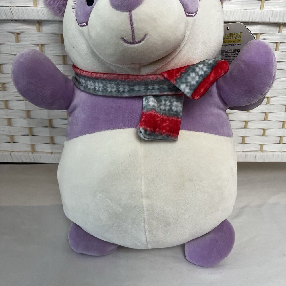 Squishmallows Paislee the Pandacorn 14" Hug Mees Christmas 2021 Holiday Plush - Picture 3 of 11